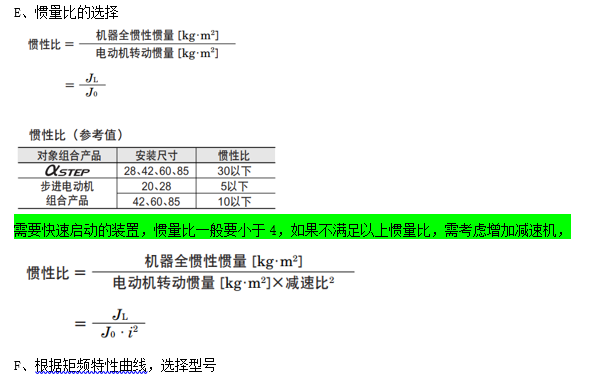 步進電機選型具體參數(shù)的選型計算